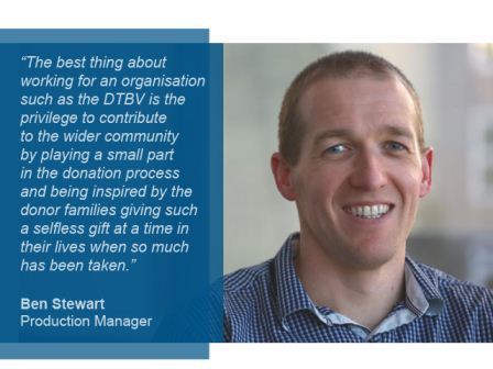 Ben manages the highly technical production side of the <b>tissue donation</b> <b>...</b> - Our-People-Ben