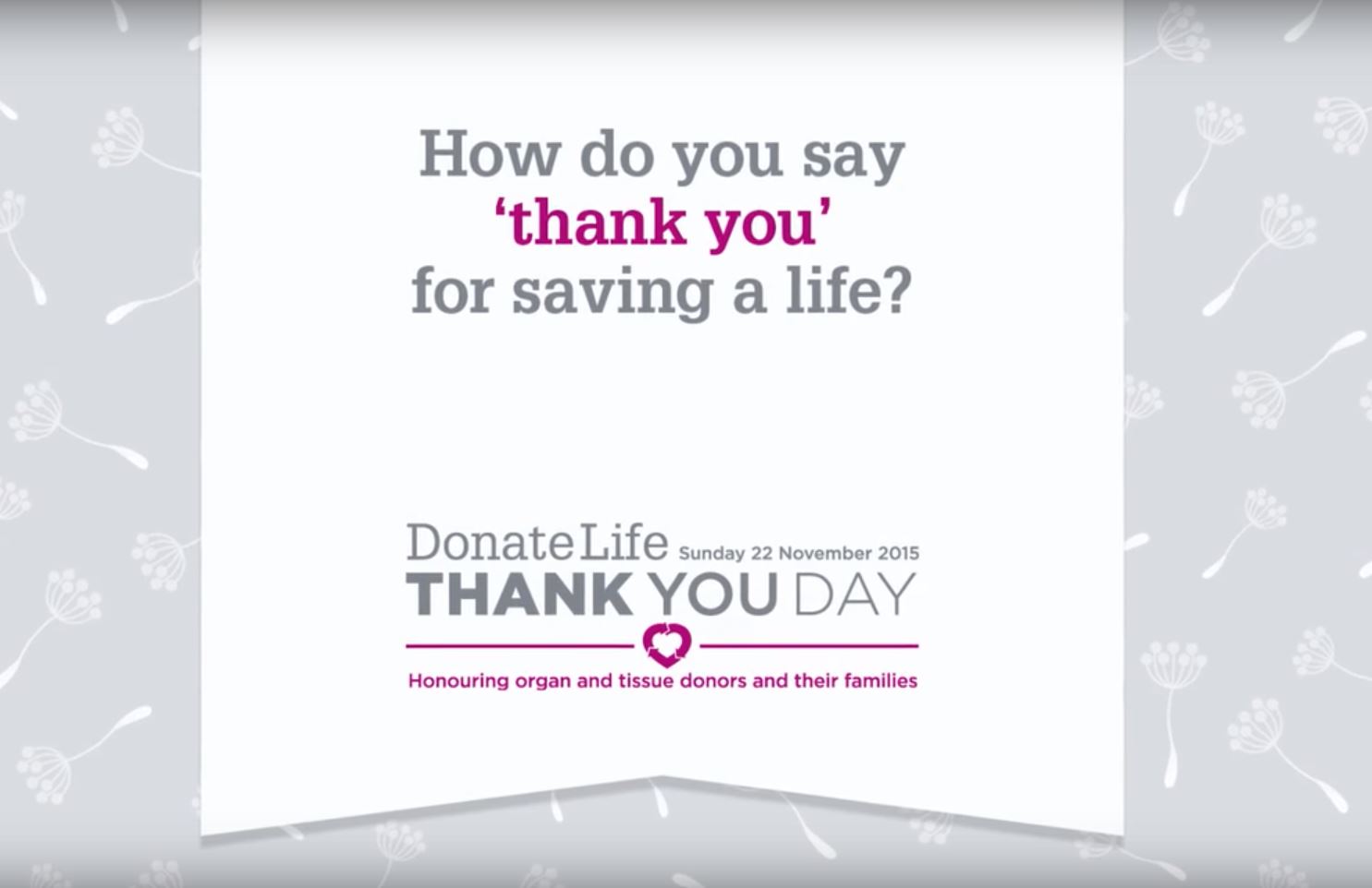 DonateLife Thank You Day